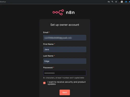 图片[1]-n8n 初始化全流程教程：安装后首次启动 + 账户设置一步到位-SoooAI